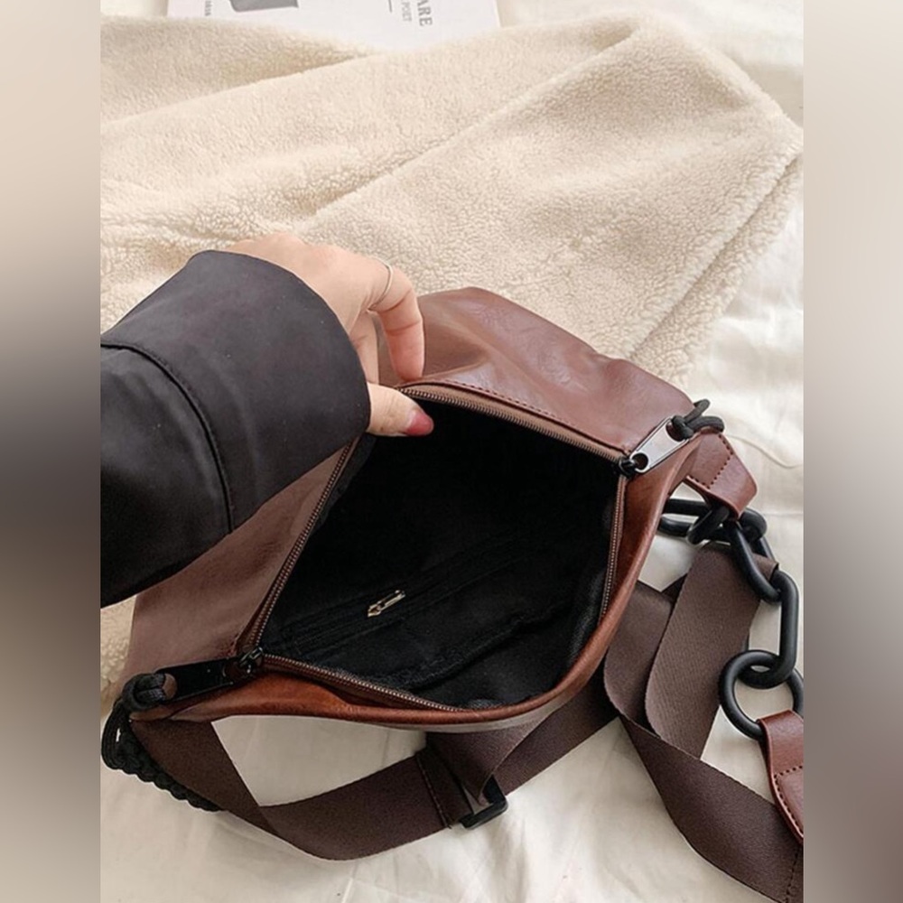 New Brown Crossbody Bag, Fanny Pack, Shoulder Bag - Picture 8 of 10